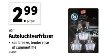 Lidl W5 Autoluchtverfrisser aanbieding
