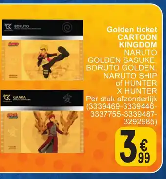 Cartoon Kingdom golden ticket (3339469-3339446-3337755-3339487-3292985)