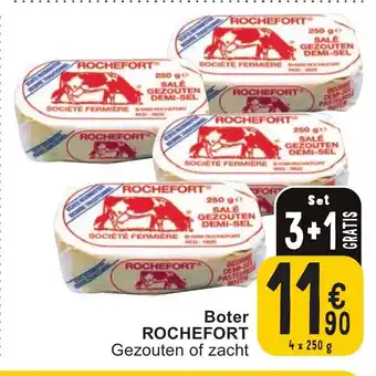 Cora Rochefort boter 4 x 250g aanbieding