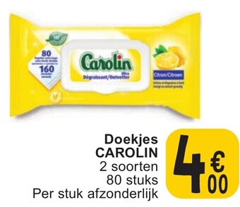 Cora Carolin doekjes aanbieding