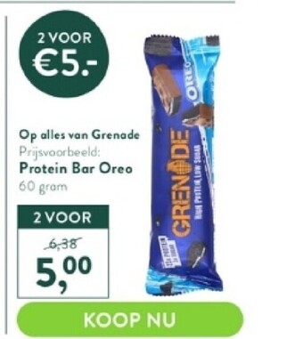 Holland & Barrett Protein bar oreo 60 gram aanbieding