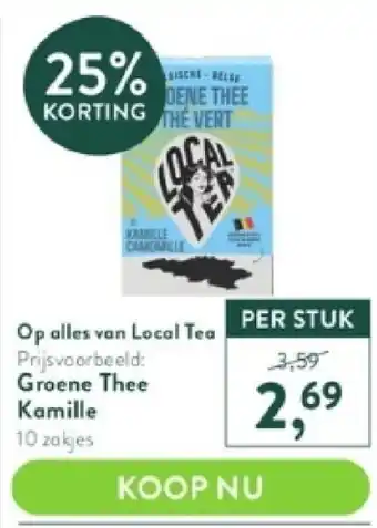 Holland & Barrett Groene thee kamille 10 zakjes aanbieding