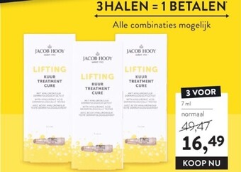 Holland & Barrett Jacob hooy lifting kuur - 7x1ml aanbieding