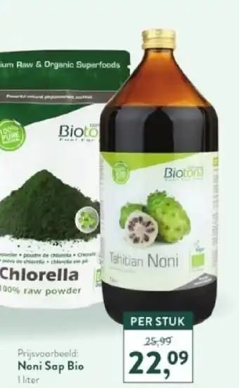 Holland & Barrett Noni sap bio 1liter aanbieding