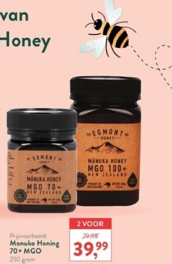 Holland & Barrett Manuka honing 70+mgo 250 gram aanbieding