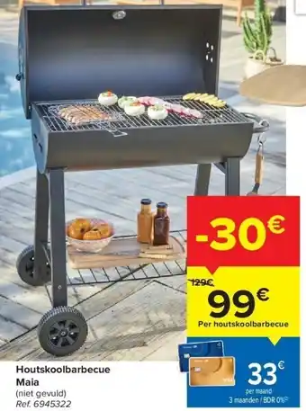 Carrefour Houtskoolbarbecue maia aanbieding