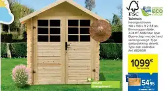 Carrefour Tuinhuis aanbieding