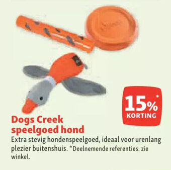 Maxi Zoo Dogs creek speelgoed hond aanbieding