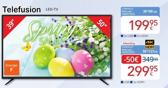 Eldi Telefusion LED-TV aanbieding