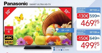 Eldi Panasonic smart ultra HD-TV aanbieding