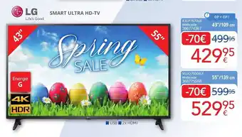 Eldi LG smart ultra HD-TV 55'' aanbieding
