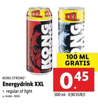 Kong Strong Energydrink XXL