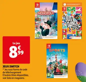 Jeux switch