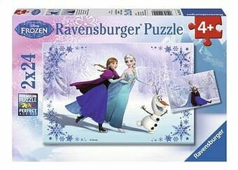 Dreamland Ravensburger puzzel 2-in-1 Disney Frozen Zussen voor altijd aanbieding