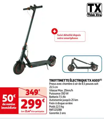 Auchan TX trottinette electrique AS03 ref. 523588 aanbieding