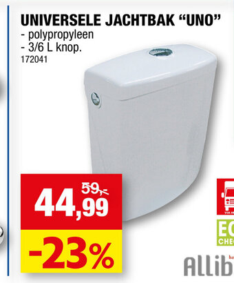 Hubo Allibert universele jachtbak "uno aanbieding
