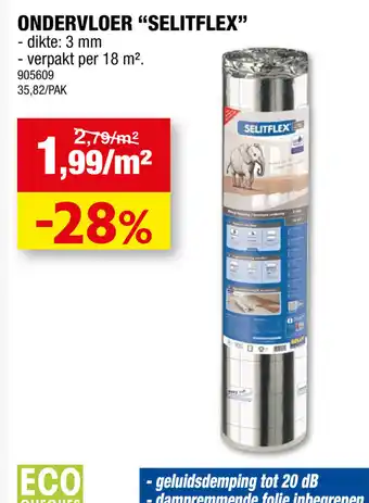 Ondervloer "selitflex"