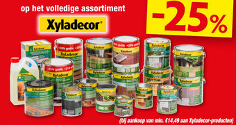 Hubo Xyladecor aanbieding