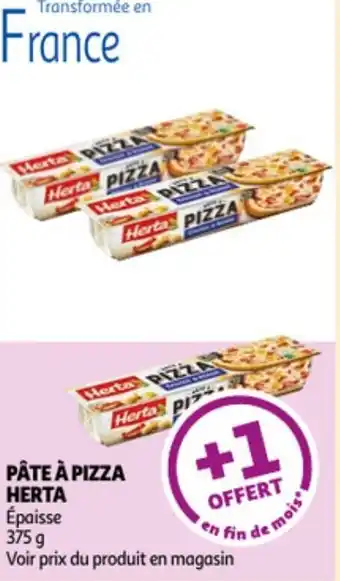 Auchan Herta Pate a pizza 375g aanbieding