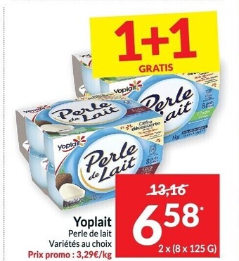 Intermarché Yoplait perle de lait aanbieding