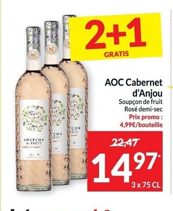 Intermarché Aoc cabernet d'anjou aanbieding