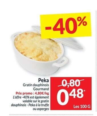 Intermarché Peka gratin dauphinois gourmand aanbieding