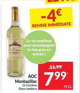 Aoc monbazillac
