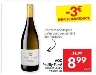 Intermarché Aoc pouilly-fumé aanbieding