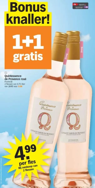 Albert Heijn Quintessence de provence rosé aanbieding