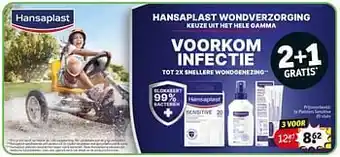 Kruidvat Hansaplast pleisters sensitive aanbieding