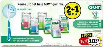 Kruidvat Gum bi-direction rager aanbieding