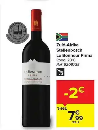 Zuid-afrika Stellenbosch Le Bonheur Prima