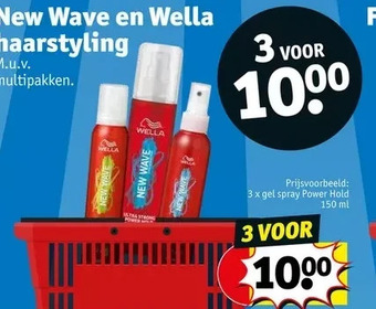New wave en wella haarstyling