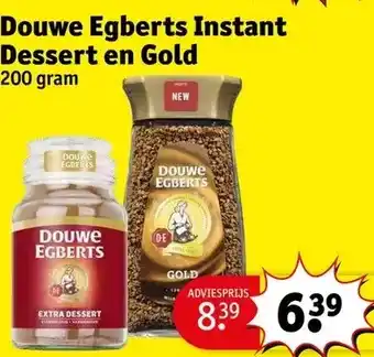 Douwe egberts instant dessert en gold 200 gram new
