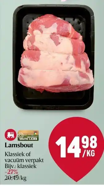 Delhaize Lamsbout aanbieding