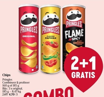 Delhaize Chips pringles aanbieding