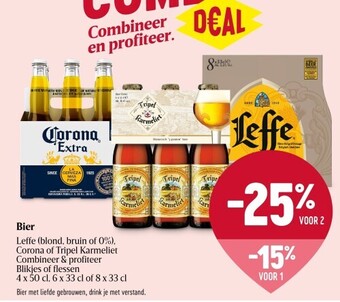 Delhaize Bier leffe aanbieding