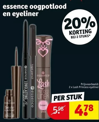 Kruidvat Essence aanbieding