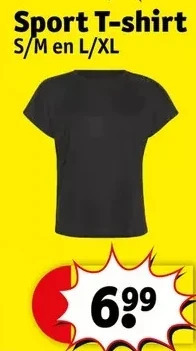 Kruidvat Sport t-shirt aanbieding