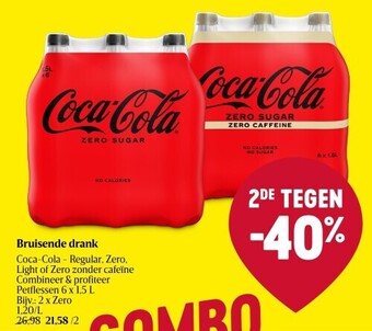 Delhaize Bruisende drank coca-cola aanbieding