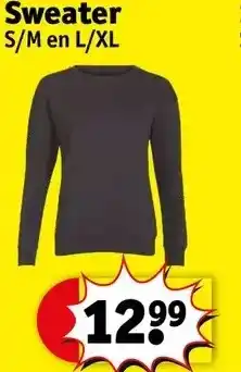Kruidvat Sweater aanbieding