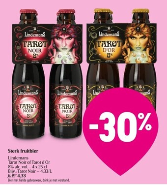 Sterk fruitbier lindemans