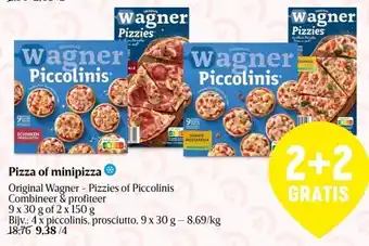 Delhaize Pizza of minipizza aanbieding