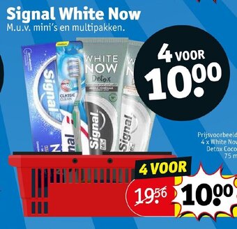 Kruidvat Signal White Now aanbieding