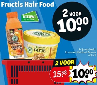 Kruidvat Fructis Hair Food aanbieding