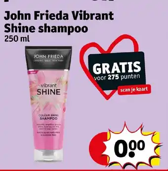 Kruidvat John Frieda Vibrant Shine Shampoo 250ml aanbieding