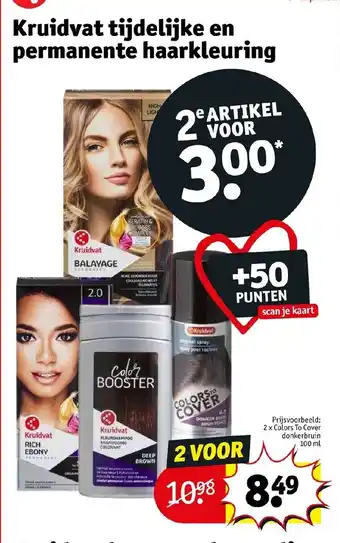 Kruidvat Kruidvat Tijdelijke en Permanente Haarkleuring aanbieding
