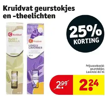 Kruidvat Kruidvat Geurstokjes en -Theelichten aanbieding