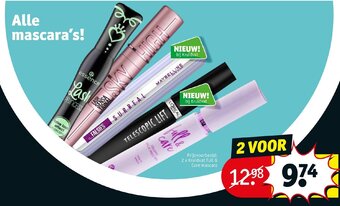 Kruidvat Alle Mascara's! aanbieding