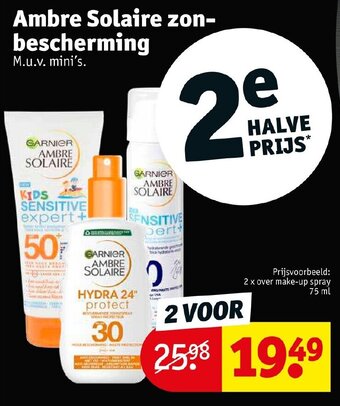 Kruidvat Ambre Solaire Zonbescherming aanbieding